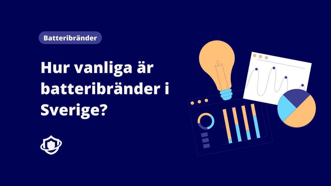 Hur vanliga är batteribränder i Sverige?