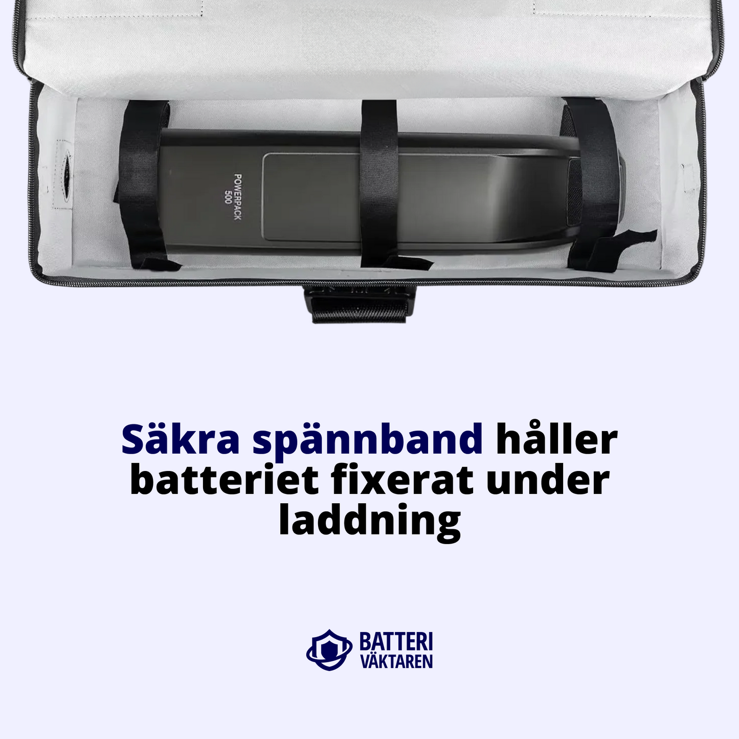 Batteriväktaren - Brandsäker väska för elcykelbatterier